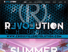Tablet Screenshot of crossvillerevolution.com